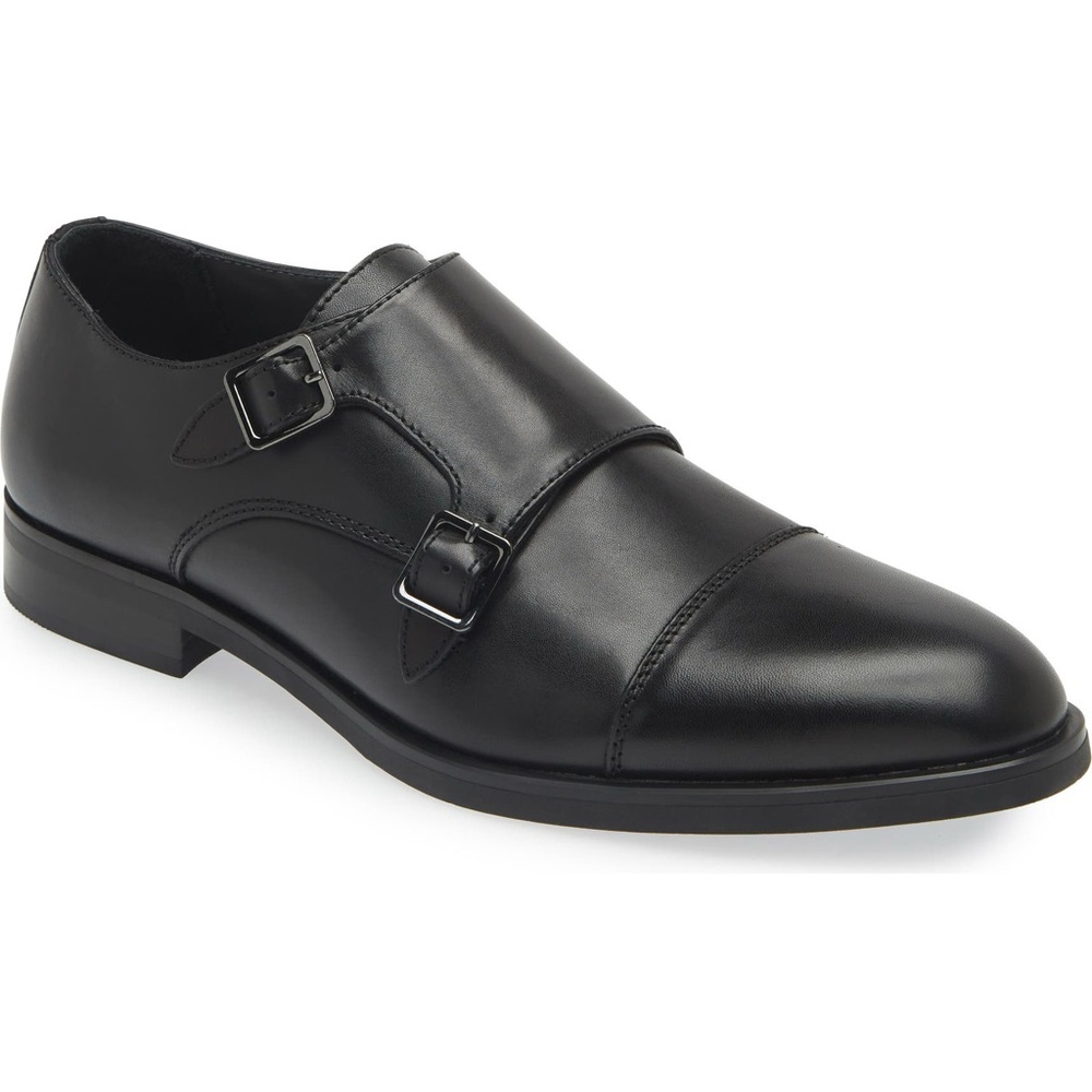 Edison Double Monk Strap Shoe (Men)